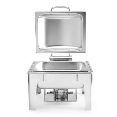 Chafing GN 1/2 saténový vzhled, HENDI, Profi Line, 4L, 365x370x(H)280mm | 470268